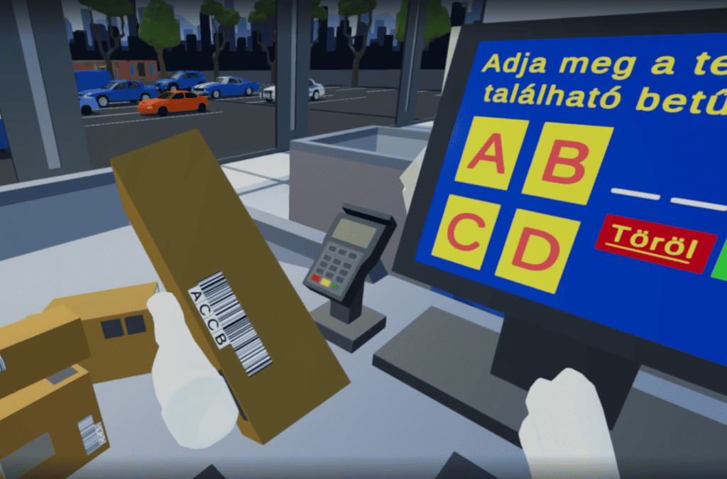 The Lidl virtual cashier challenge created for an event activation